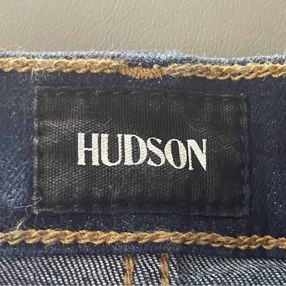 Hudson Jeans Blair High Rise Super Skinny Dark Wash Blue Sz 27 - Picture 6 of 11
